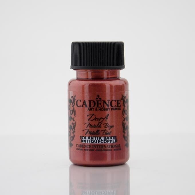 Cadence Dora Metalik Boya 174 Antik Bakır 50ML