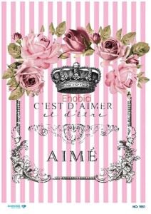 Diamond Pirinç Dekopaj Kağıdı - 1551