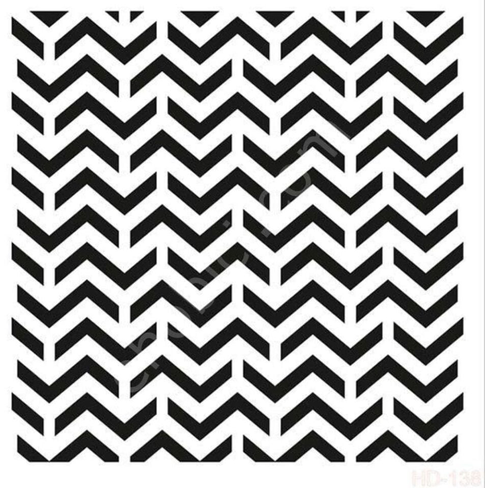 HD138 Cadence Home Dekor Stencil 45x45