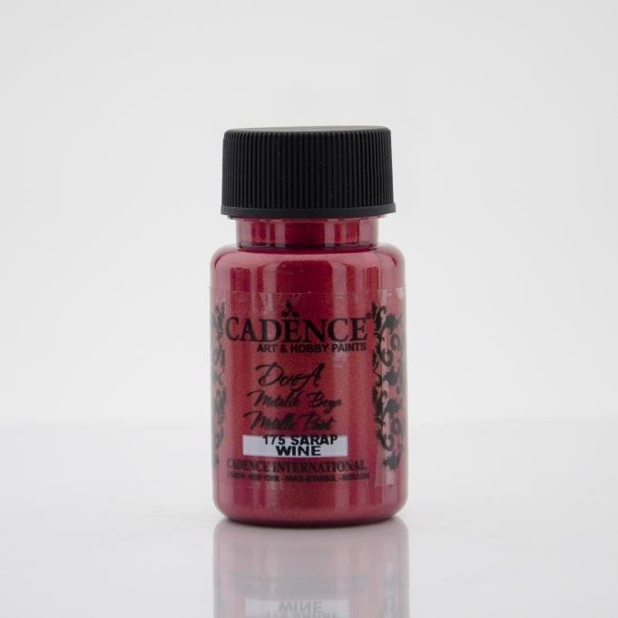 Cadence Dora Metalik Boya 175 Şarap 50ML