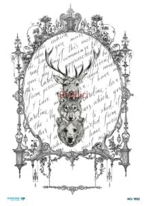 Diamond Pirinç Dekopaj Kağıdı - 1552