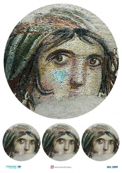 Diamond Pirinç Dekopaj Kağıdı - 3399