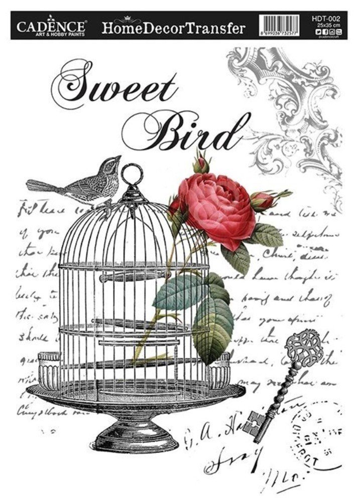 Cadence Home Dekor Transfer Kağıdı 25x35cm HDT-02
