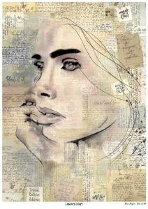 Lineart Pirinç Dekopaj Kağıdı Model - 1756