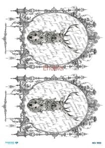 Diamond Pirinç Dekopaj Kağıdı - 1553