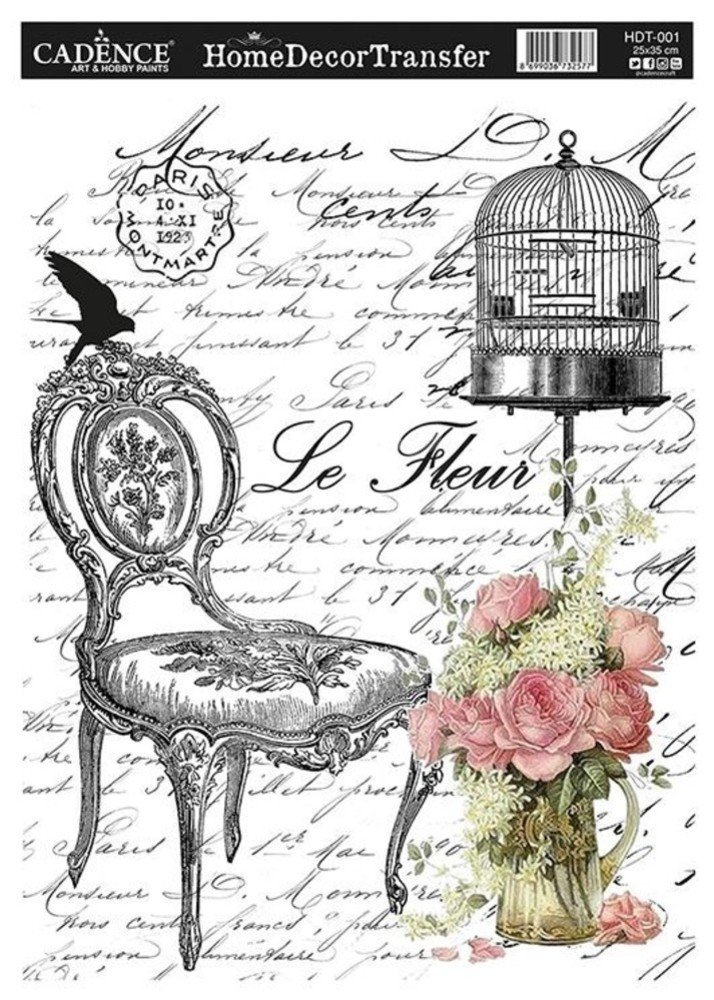 Cadence Home Dekor Transfer Kağıdı 25x35cm HDT-01