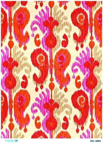 Diamond Pirinç Dekopaj Kağıdı - 2884