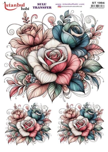 Sulu Transfer Kağıdı 25x35cm ST-1994