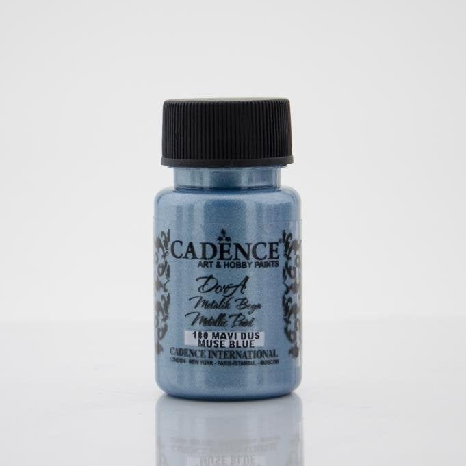 Cadence Dora Metalik Boya 180 Mavi Düş 50ML