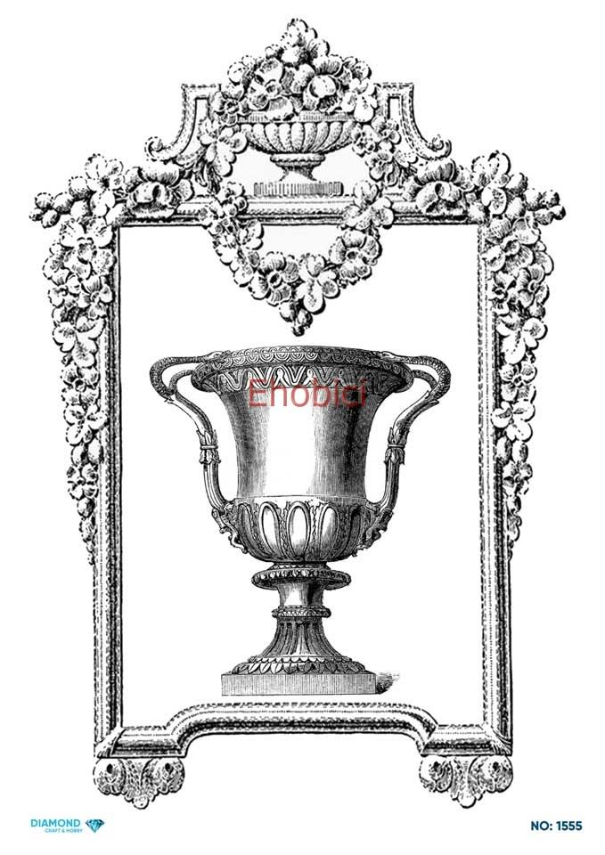 Diamond Pirinç Dekopaj Kağıdı - 1555