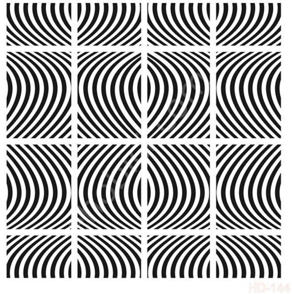 HD144 Cadence Home Dekor Stencil 45x45