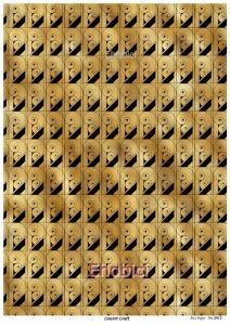 Lineart Pirinç Dekopaj Kağıdı - 3915