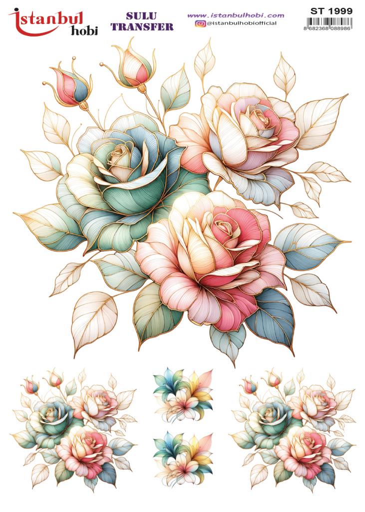 Sulu Transfer Kağıdı 25x35cm ST-1999