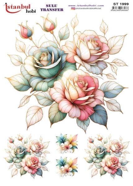 Sulu Transfer Kağıdı 25x35cm ST-1999