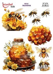 Sulu Transfer Kağıdı 25x35cm ST-674