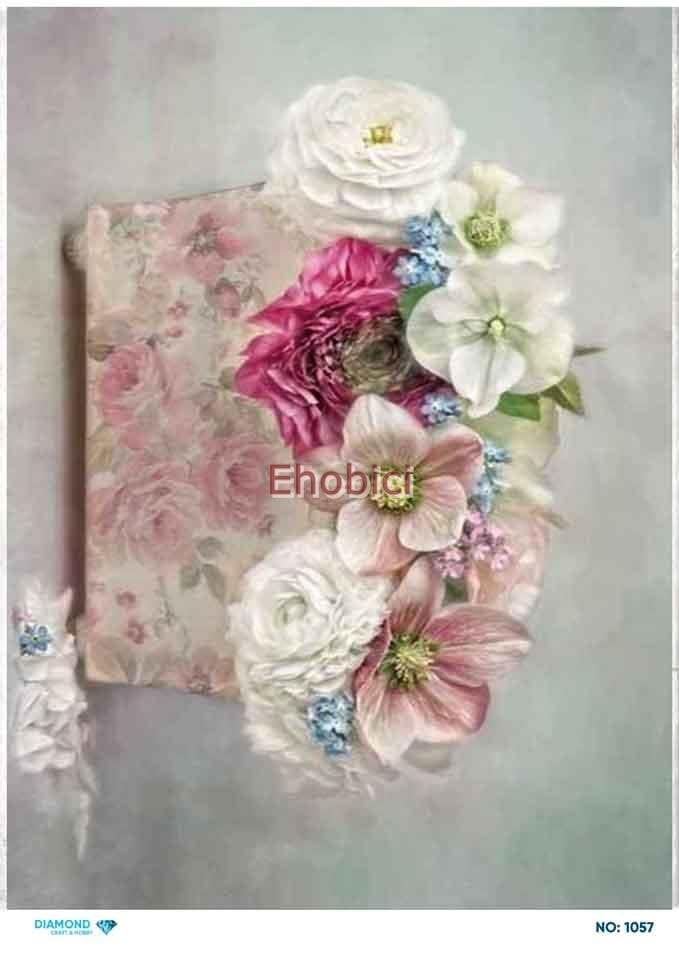 Diamond Pirinç Dekopaj Kağıdı - 1057