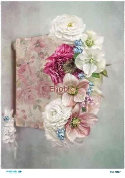 Diamond Pirinç Dekopaj Kağıdı - 1057