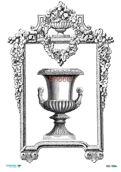 Diamond Pirinç Dekopaj Kağıdı - 1556