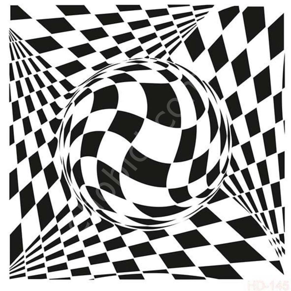 HD145 Cadence Home Dekor Stencil 45x45