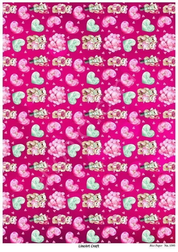 Lineart Pirinç Dekopaj Kağıdı Model - 1595