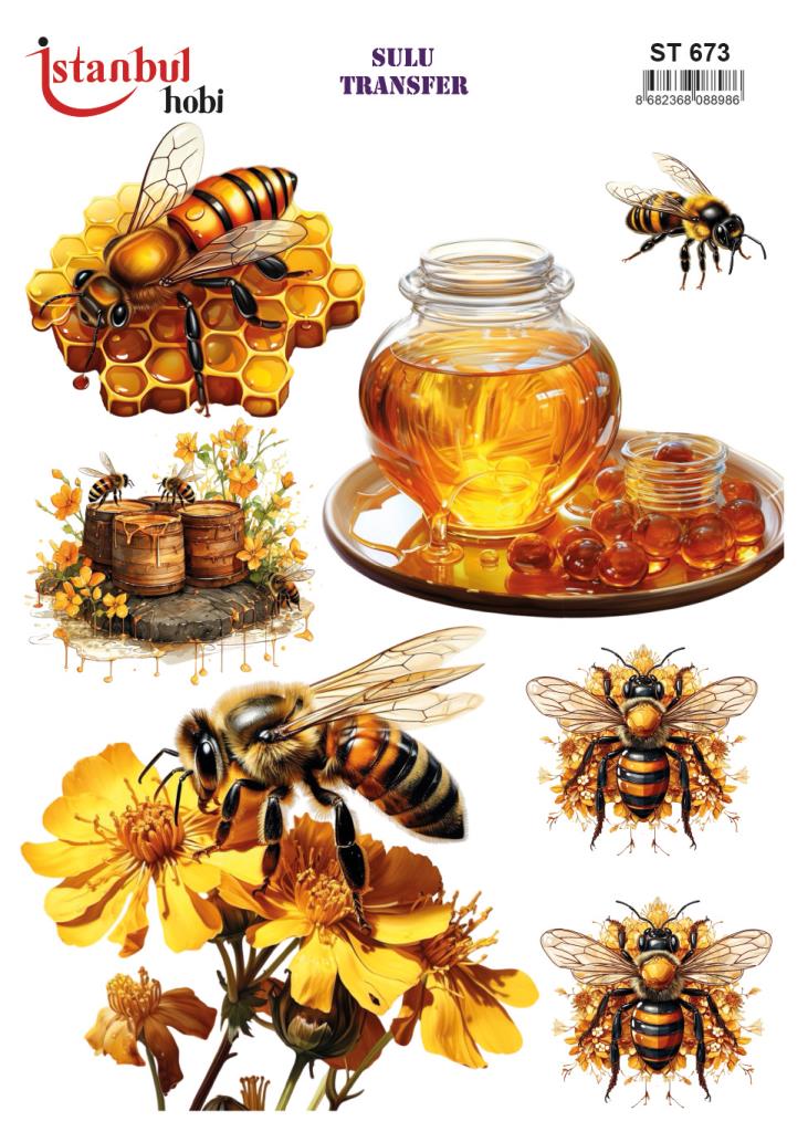 Sulu Transfer Kağıdı 25x35cm ST-673