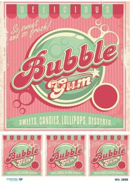 Diamond Pirinç Dekopaj Kağıdı - 2888