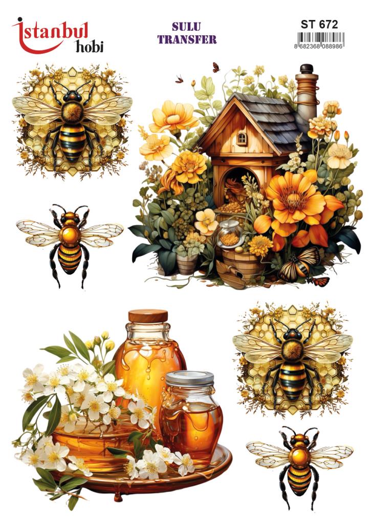 Sulu Transfer Kağıdı 25x35cm ST-672