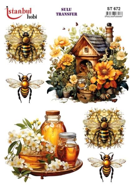 Sulu Transfer Kağıdı 25x35cm ST-672