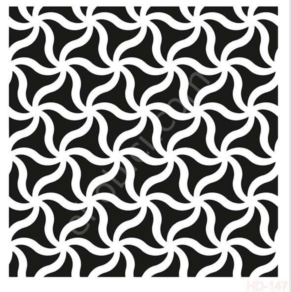 HD147 Cadence Home Dekor Stencil 45x45