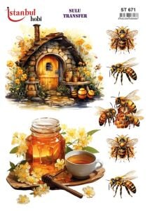 Sulu Transfer Kağıdı 25x35cm ST-671