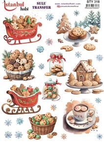 Yılbaşı Sulu Transfer 25x35cm STY318