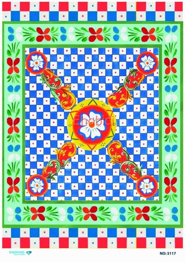 Diamond Pirinç Dekopaj Kağıdı - 5117