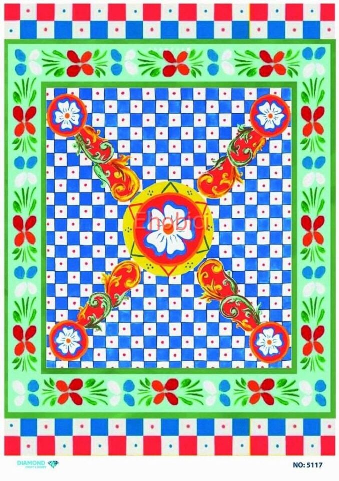 Diamond Pirinç Dekopaj Kağıdı - 5117