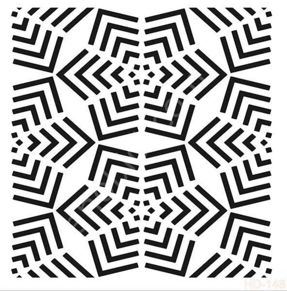 HD148 Cadence Home Dekor Stencil 45x45