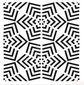 HD148 Cadence Home Dekor Stencil 45x45