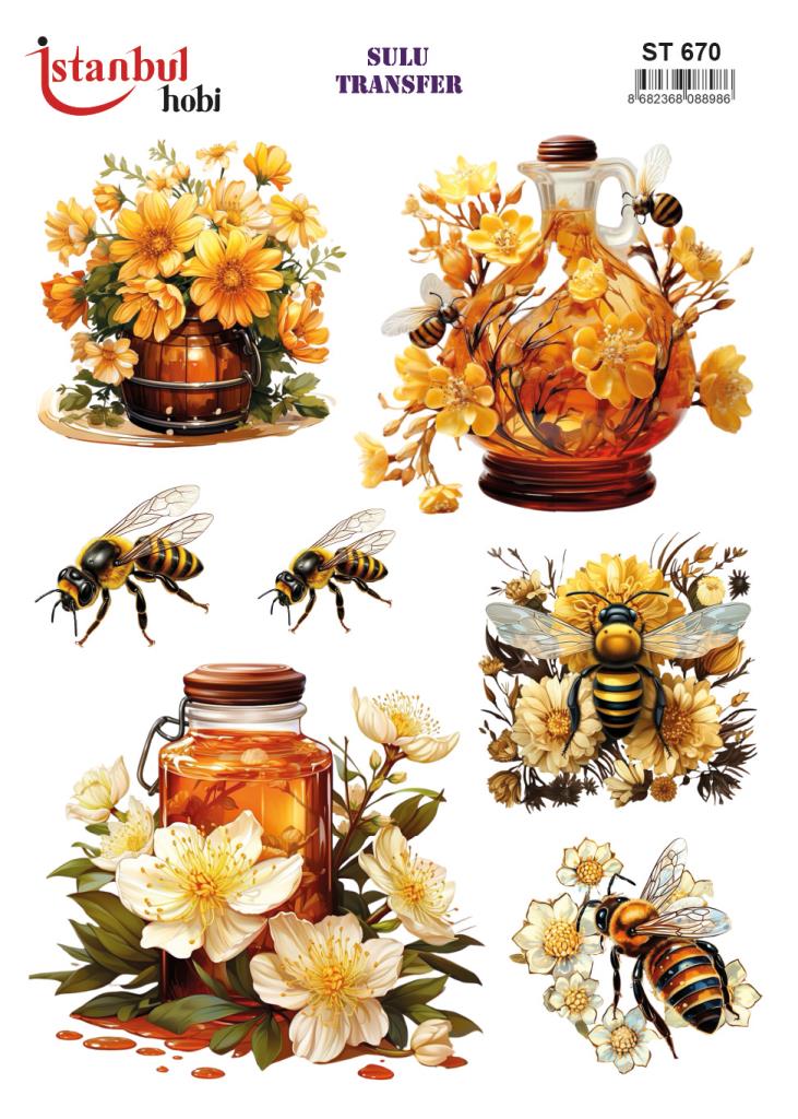 Sulu Transfer Kağıdı 25x35cm ST-670