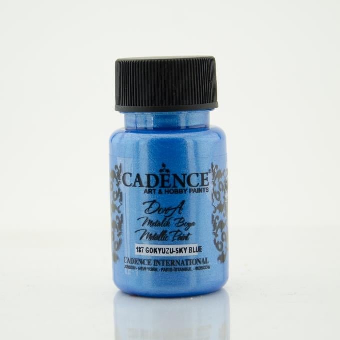 Cadence Dora Metalik Boya 187 Gökyüzü 50ML