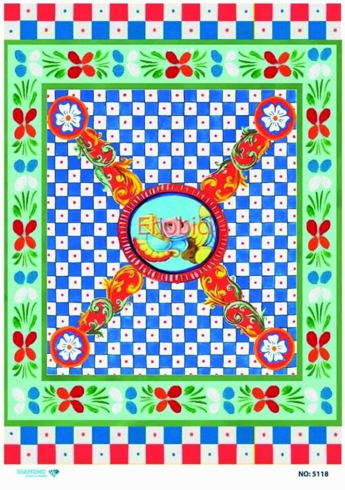 Diamond Pirinç Dekopaj Kağıdı - 5118