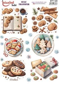 Yılbaşı Sulu Transfer 25x35cm STY320