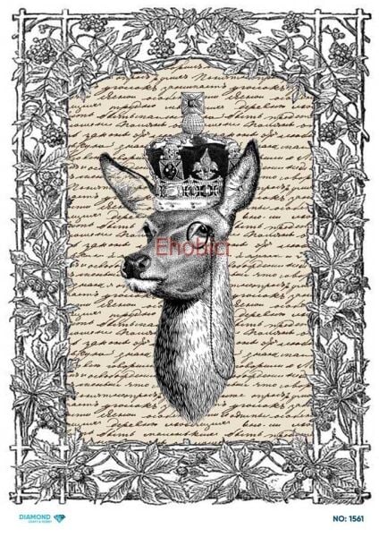 Diamond Pirinç Dekopaj Kağıdı - 1561