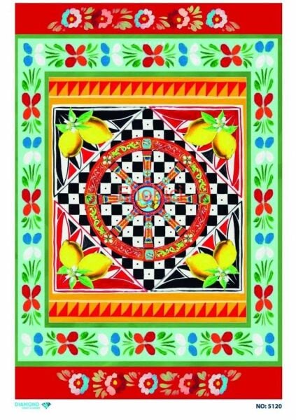 Diamond Pirinç Dekopaj Kağıdı - 5120