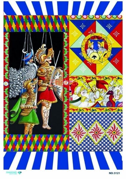 Diamond Pirinç Dekopaj Kağıdı - 5121