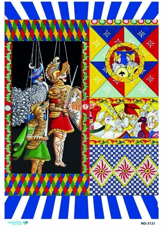 Diamond Pirinç Dekopaj Kağıdı - 5121