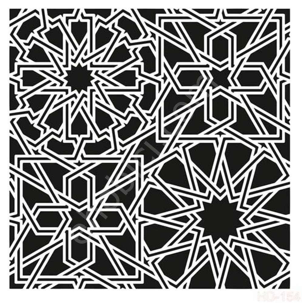HD154 Cadence Home Dekor Stencil 45x45