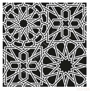 HD154 Cadence Home Dekor Stencil 45x45