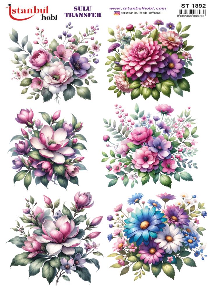 Sulu Transfer Kağıdı 25x35cm ST-1892