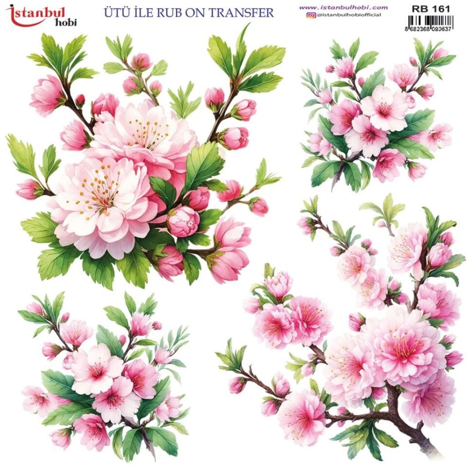 Ütü ile Rub On Transfer Kağıdı 30x30cm RB-161
