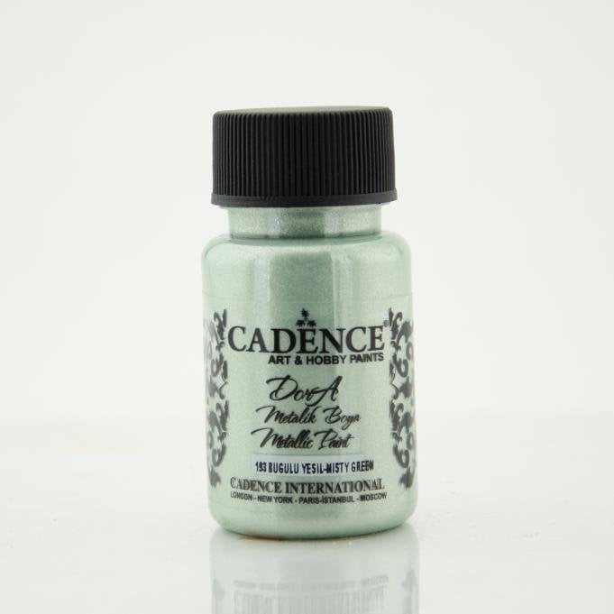 Cadence Dora Metalik Boya 193 Buğulu Yeşil 50ML