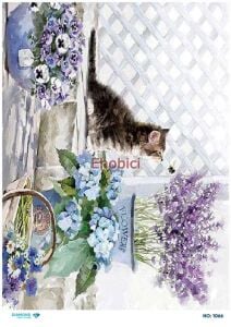 Diamond Pirinç Dekopaj Kağıdı - 1066