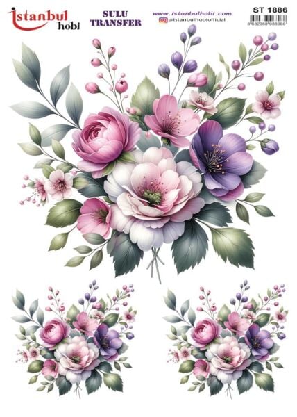 Sulu Transfer Kağıdı 25x35cm ST-1886